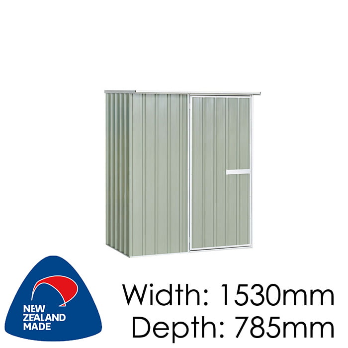 Galvo GVO1508 "Hazy Grey" Garden Shed - Floor Kitset Included (pickup deal)