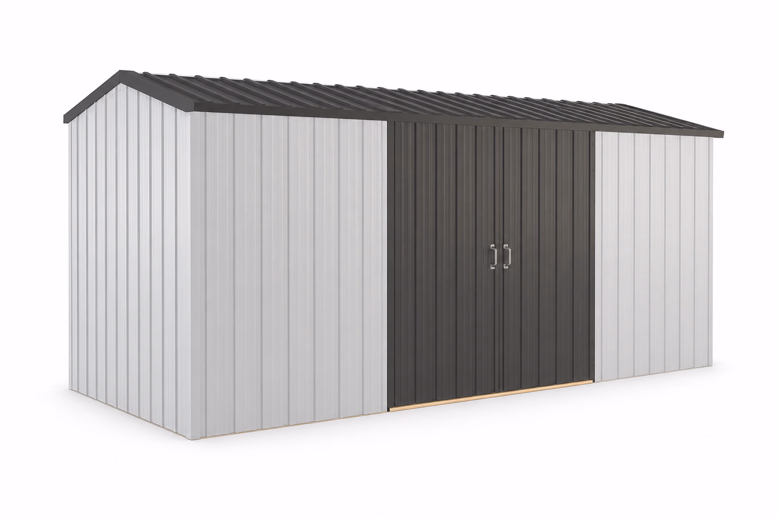 Duratuf Kiwi MK4 with gable roof and double sliding doors